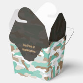 Personalisierte geruhsame Küstenkamouflage Geschenkschachtel (Geöffnet)