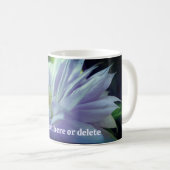 Personalisierte geschachtelte Clematis-Blüte Kaffeetasse (VorderseiteRechts)