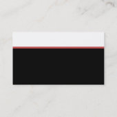 Personalisierte Geschäfts-Karte Visitenkarte (Rückseite)