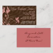 Personalisierte Geschäfts-Karten, weibliches Visitenkarte (Vorne/Hinten)