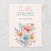 Personalisierte Geschäftsflorensommer Postkarte (Vorderseite)