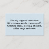 Personalisierte Geschäftskarte Visitenkarte (Vorderseite)