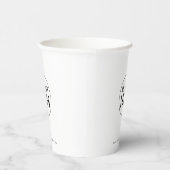 Personalisierte Geschäftslogo-Moderne Minimalistis Pappbecher (Rechts)