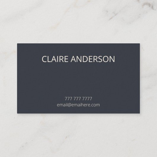 Personalisierte Geschäftspraxis Visitenkarte (Rückseite)