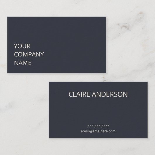 Personalisierte Geschäftspraxis Visitenkarte (Vorne/Hinten)