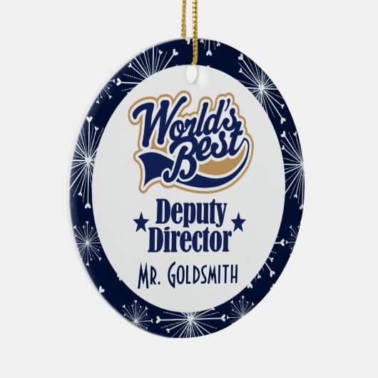 Personalisierte Geschenk Verzierung Abgeordneten Keramik Ornament (Rechts)