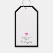 Personalisierte Geschenkartikel Handgezeichnetes W Geschenkanhänger (Vorderseite)