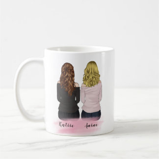 Personalisierte Geschenkbotschaft für den besten F Kaffeetasse