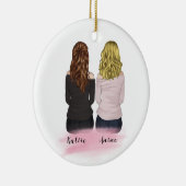 Personalisierte Geschenkbotschaft für den besten F Keramik Ornament (Rechts)