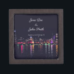 Personalisierte Geschenkboxen Chicago Skyline Kiste<br><div class="desc">Diese personalisierte Geschenkboxen ist perfekt als Gastgeschenk Hochzeit oder als Geschenk für die Neuvermählten!</div>