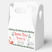 Personalisierte Geschenkboxen für den Nordpol Geschenkschachtel (Geöffnet)