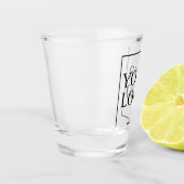 Personalisierte Geschenke Custom Present Foto Schnapsglas (Links)