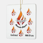 Personalisierte Geschenke der Heiligen Geistbestät Keramikornament (Links)