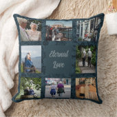 Personalisierte Geschenke für ältere Eltern grün Kissen (Decke)