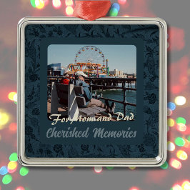 Personalisierte Geschenke für ältere Eltern grün Ornament Aus Metall