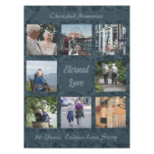 Personalisierte Geschenke für ältere Eltern grün Tischdecke (Vorderseite)