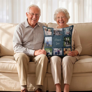 Personalisierte Geschenke für ältere Eltern Paare Kissen