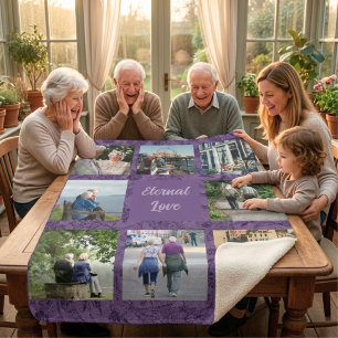 Personalisierte Geschenke für ältere Eltern Paare Sherpadecke