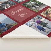 Personalisierte Geschenke für ältere Elternpaare - Sherpadecke (3/4)