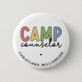 Personalisierte Geschenke für Camp-Berater Button (Vorderseite)
