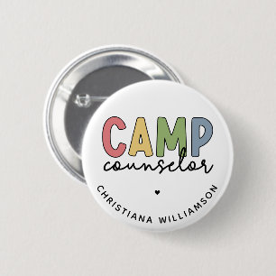 Personalisierte Geschenke für Camp-Berater Button