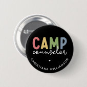 Personalisierte Geschenke für Camp-Berater Button (Vorne & Hinten)