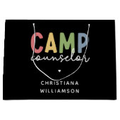 Personalisierte Geschenke für Camp-Berater Große Geschenktüte (Vorderseite)