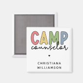 Personalisierte Geschenke für Camp-Berater Magnet (Vorderseite/Rückseite)