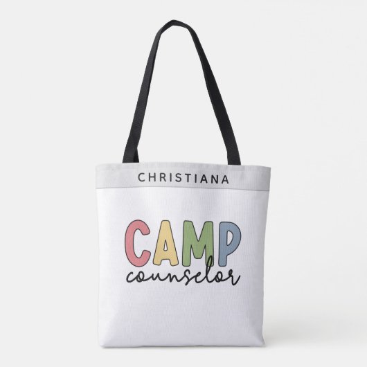 Personalisierte Geschenke für Camp-Berater Tasche (Rückseite)