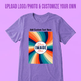 Personalisierte Geschenke für das Foto-Logo hinzuf Tri-Blend Shirt