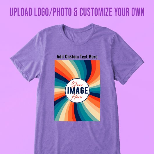 Personalisierte Geschenke für das Foto-Logo hinzuf Tri-Blend Shirt