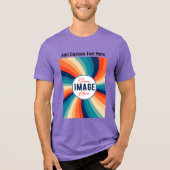 Personalisierte Geschenke für das Foto-Logo hinzuf Tri-Blend Shirt (Vorderseite)