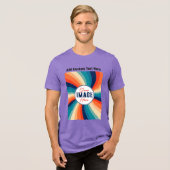 Personalisierte Geschenke für das Foto-Logo hinzuf Tri-Blend Shirt (Vorderseite voll)