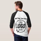 Personalisierte Geschenke für das Logo-Foto hinzuf T-Shirt (Schwarz voll)