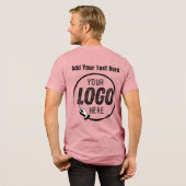 Personalisierte Geschenke für das Logo-Foto hinzuf Tri-Blend Shirt (Rückseite voll)