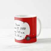 Personalisierte Geschenke für den Kleinkinder Kaffeetasse (VorderseiteRechts)