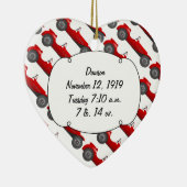 Personalisierte Geschenke für den Kleinkinder Keramik Ornament (Rechts)