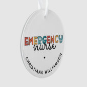 Personalisierte Geschenke für die Krankenversicher Ornament (Vorderseite)