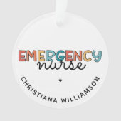 Personalisierte Geschenke für die Krankenversicher Ornament (Vorderseite)