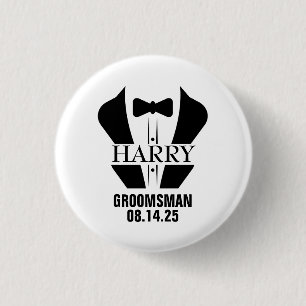 Personalisierte Geschenke für die Trauzeugen Button