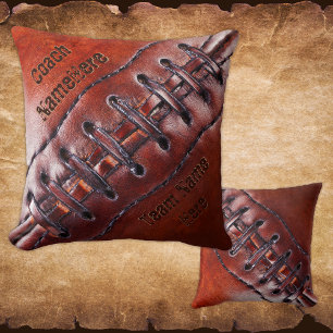 Personalisierte Geschenke für Football-Trainer ode Kissen