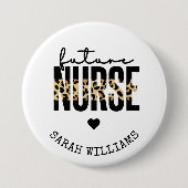 Personalisierte Geschenke für Krankenpfleger Button (Vorderseite)