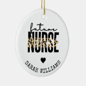 Personalisierte Geschenke für Krankenpfleger Keramik Ornament (Rechts)