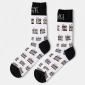 Personalisierte Geschenke für Krankenpfleger Socken (Linkes Detail)