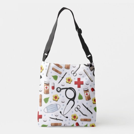 Personalisierte Geschenke für Krankenschwestern Tragetaschen Mit Langen Trägern (Rückseite)