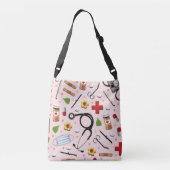 Personalisierte Geschenke für Krankenschwestern Tragetaschen Mit Langen Trägern (Rückseite)