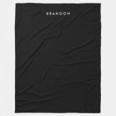 Personalisierte Geschenke für Männer Fleece-Decken Fleecedecke (Vorderseite)