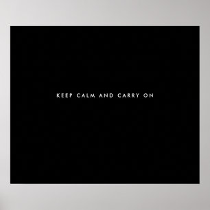 Personalisierte Geschenke für Männer schwarzes Zit Poster