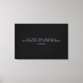 Personalisierte Geschenke für Männer Zitat gezackt Leinwanddruck (Vorderseite)