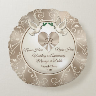 Personalisierte Geschenke für Neugeborene, Jahrest Rundes Kissen